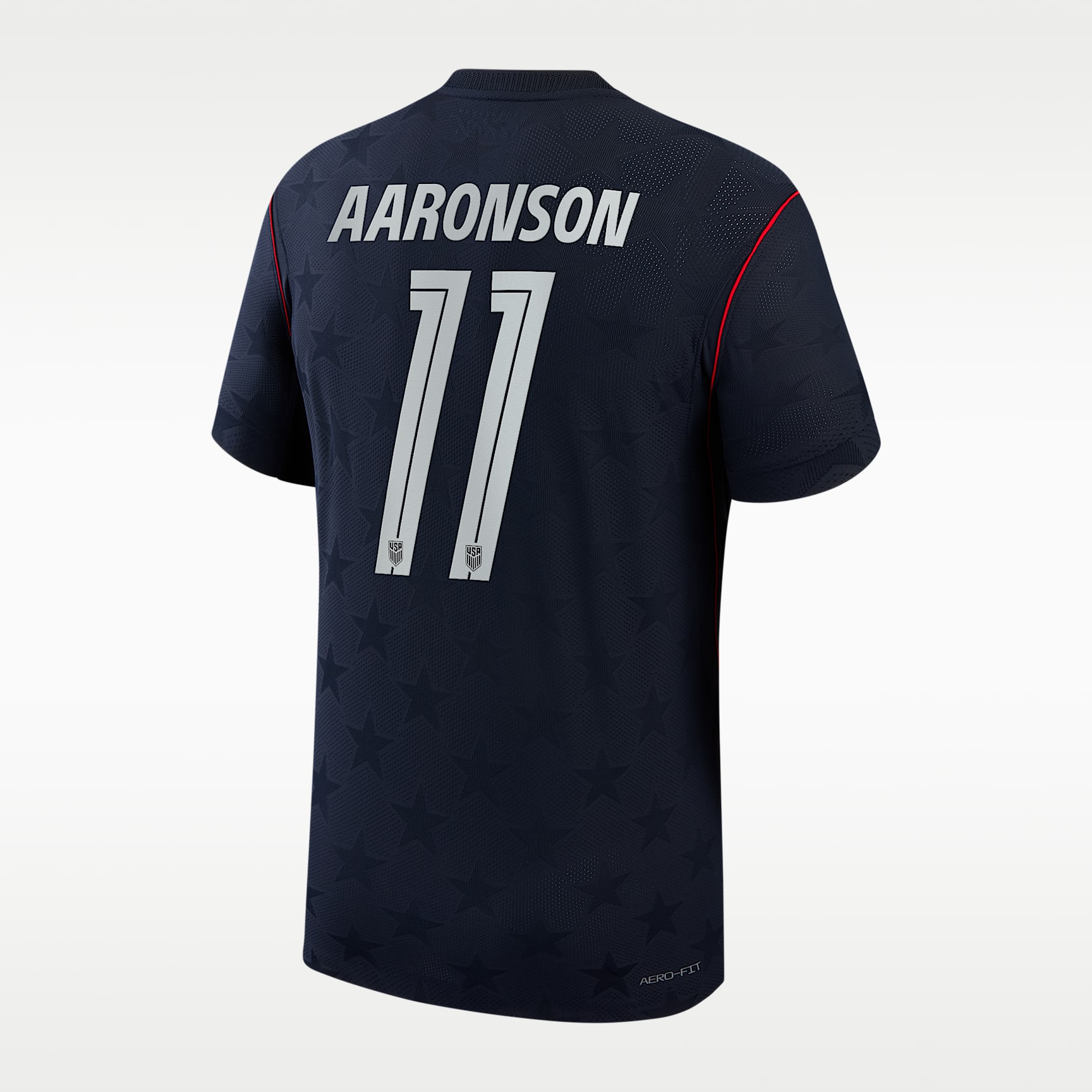 Brenden Aaronson USMNT 2026 Match Away Men's Nike Aero-FIT Soccer